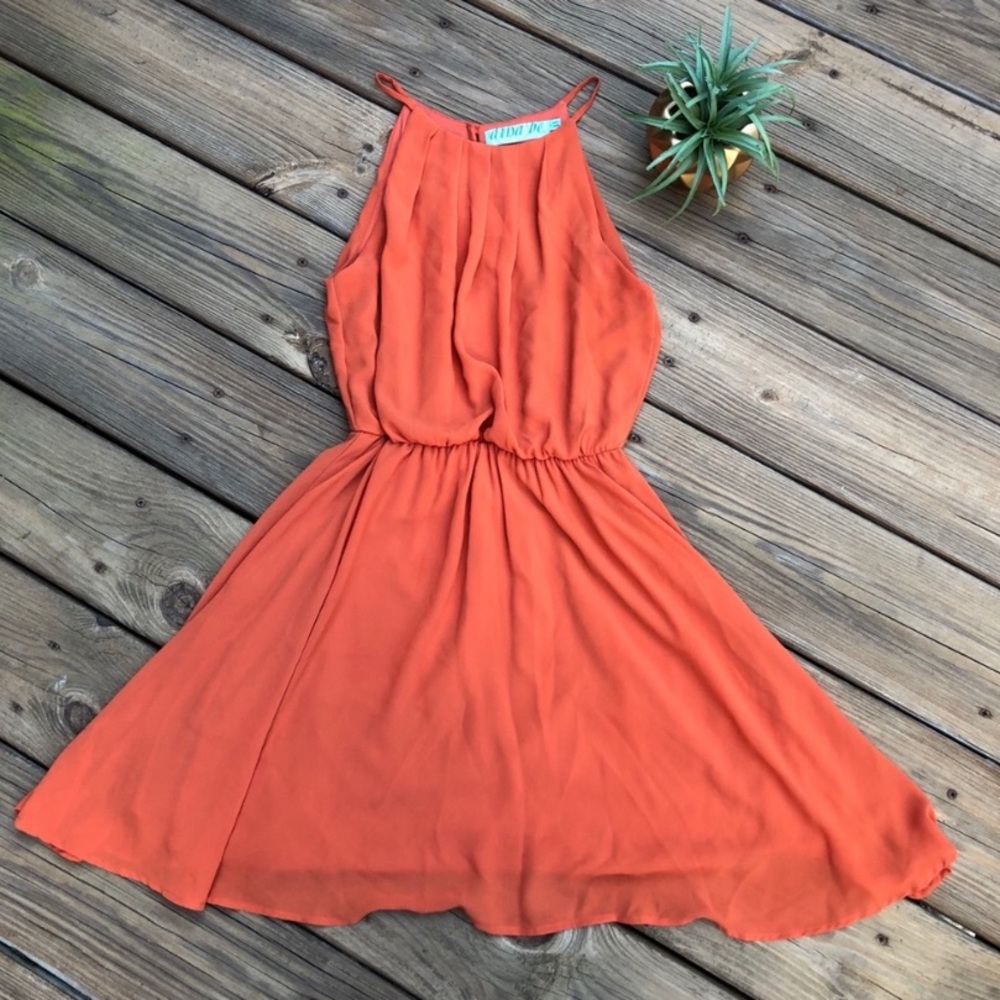 Francescas’s Orange Dress Size Small